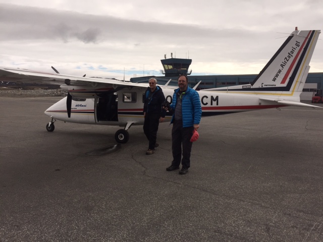 Jim & Kim at the Plane tour.JPG