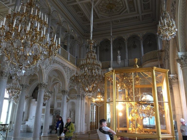 Peacock Clock in Room