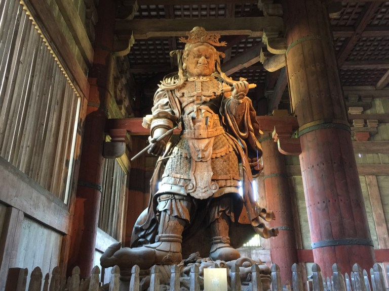 Todaiji Temple's statue of Komoku-ten, the Guardian King of the South