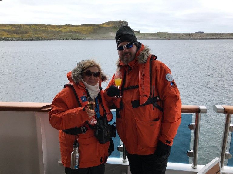 Celebrating our 1st Zodiac outing.JPG